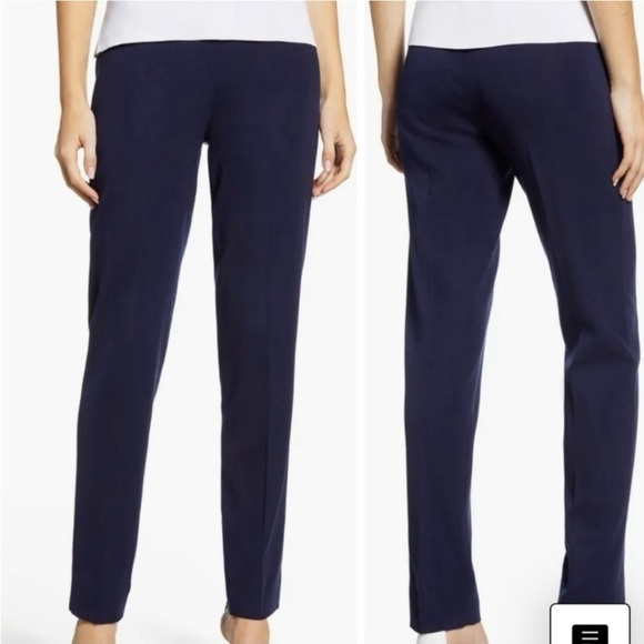 Ming Wang Womens Navy Blue Acrylic Blend Pants Size Petite Small - Picture 1 of 7
